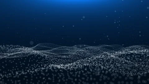 Ocean surface agitation of particles 3 Stock Footage 289886665