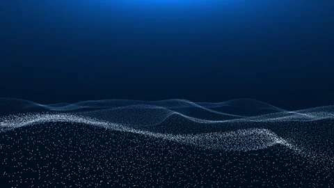 Ocean surface agitation of particles Stock Footage 289886657