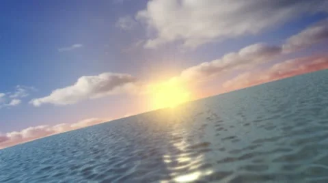 Ocean Surface Journey Stock Footage 19820600