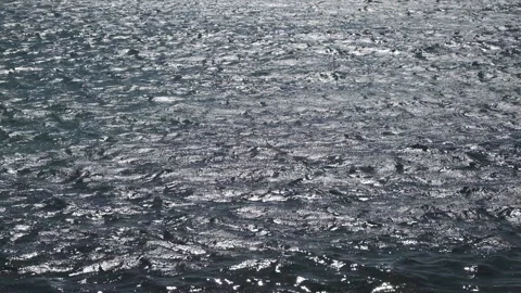 Ocean surface in slow motion Stock Footage 132224258