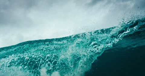 Ocean Surface Underwater Stock Footage 197441785