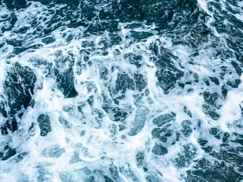 Ocean Texture Background  Surface Pattern Water Blue Sea Marine Abstract 库存照片