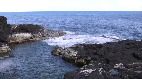 Ocean Tide Pool Stock Footage 6732266