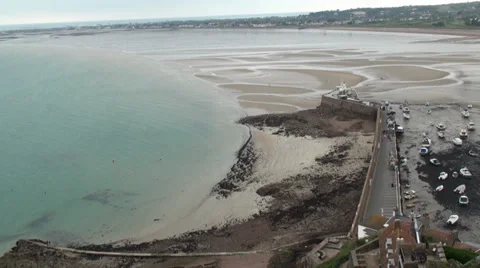 Ocean Tide on the Port 2 Stock Footage 38029750