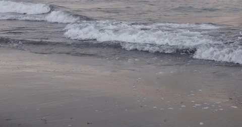 Ocean Tide Rising In Slow Motion Stock Footage 70899182