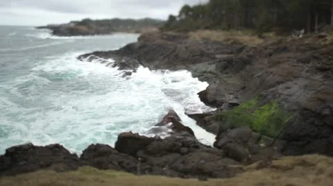 Ocean with Tiltshift 스톡 동영상 20484637