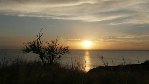 Ocean Timelapse At Magic Hour Stock Footage 211881478