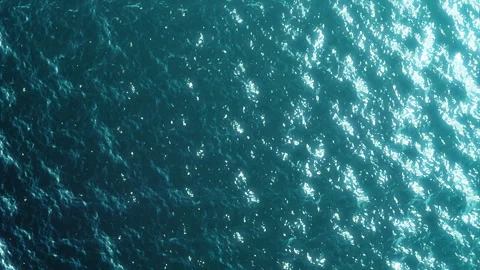 Ocean top view loop. Stock Footage 242057924