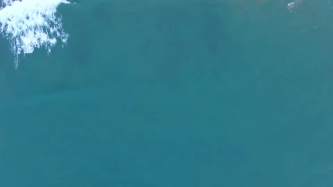 Ocean touching sand Video stock 159840775