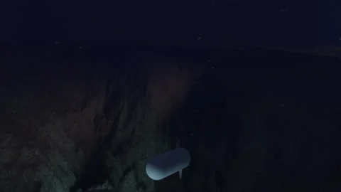 Ocean Trench UAP Stock Footage 254838299