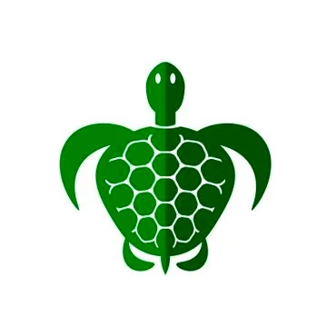 Ocean Turtle Icon Stock Illustration