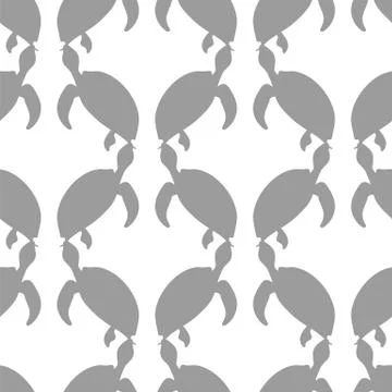 Ocean Turtle Seamless Pattern 스톡 일러스트