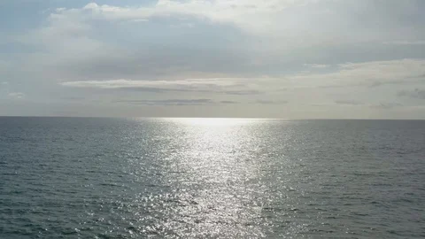 Ocean under the sky Stock-Footage 127583270