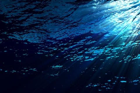 Ocean Underwater Stock Illustration
