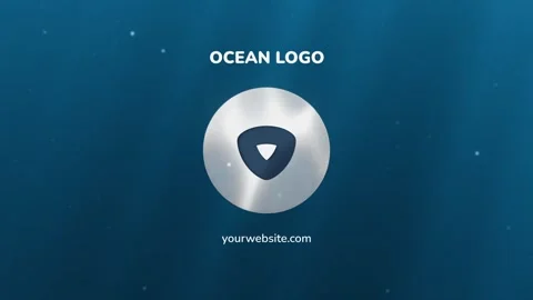 Ocean Underwater Logo for After Effects After Effects stock