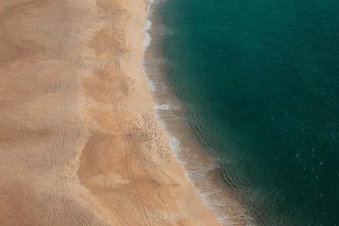 Ocean versus Land Stock Photos