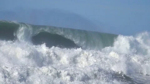 Ocean very big wave Stock Footage 77062829