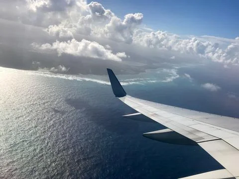 Ocean view from above Stock Photos
