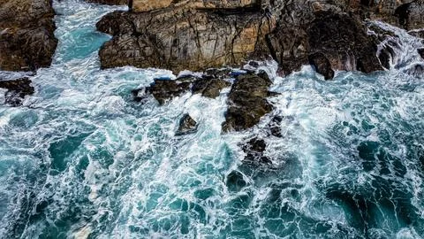 Ocean view by big sur Stock-Fotos