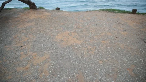 Ocean view from the break. Video stock 102154389