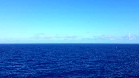 Ocean view of  Caribbean sunset over calm water 2 Vidéo 49918885