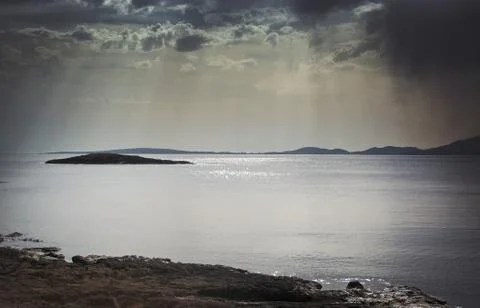 Ocean view with cloud, atmosphere Foto stock