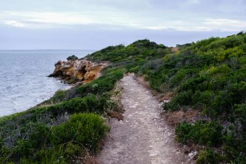 Ocean view from the coast Foto stock