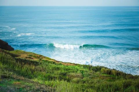 Ocean view from coast Stock Photos