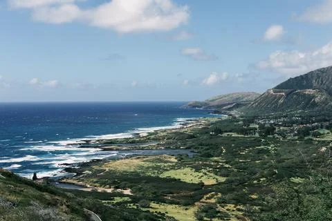 Ocean view coastline Stock Photos