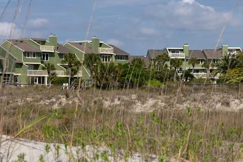Ocean View Condos at Wild Dunes Resort Stock Photos