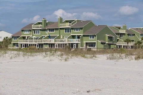 Ocean View Condos at Wild Dunes Resort Stock Photos