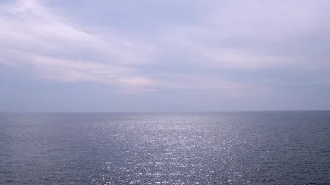 Ocean view from cruise ship. Stock Footage 258919338