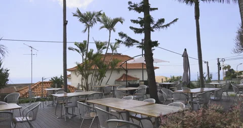 Ocean view deck, 4K slomo Stock Footage 246116381