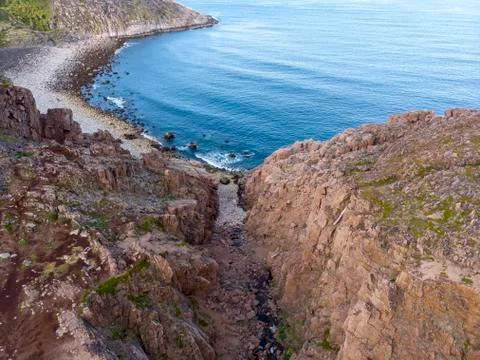 Ocean view from drone Foto stock