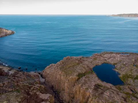Ocean view from drone Stock Photos