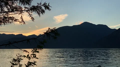 Ocean view dusk Stock Footage 146991177