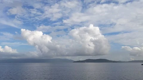 Ocean view in eastern Indonesia Stock Footage 292465096