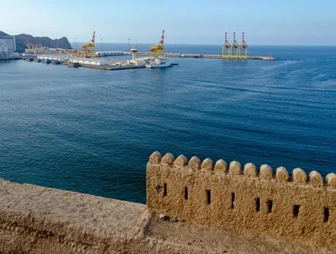 Ocean view from the fort Fotos Stock