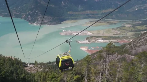 Ocean view from gondola 動画素材 55617136