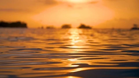 Ocean view with horizon Stock Footage 118077562