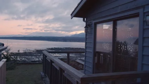 Ocean View House Stock Footage 145812255