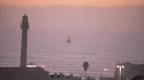 Ocean View Jafa Stock Footage 25179358