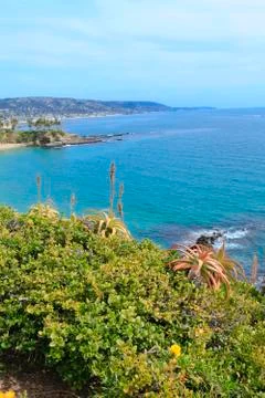 Ocean view. laguna beach Stock Photos