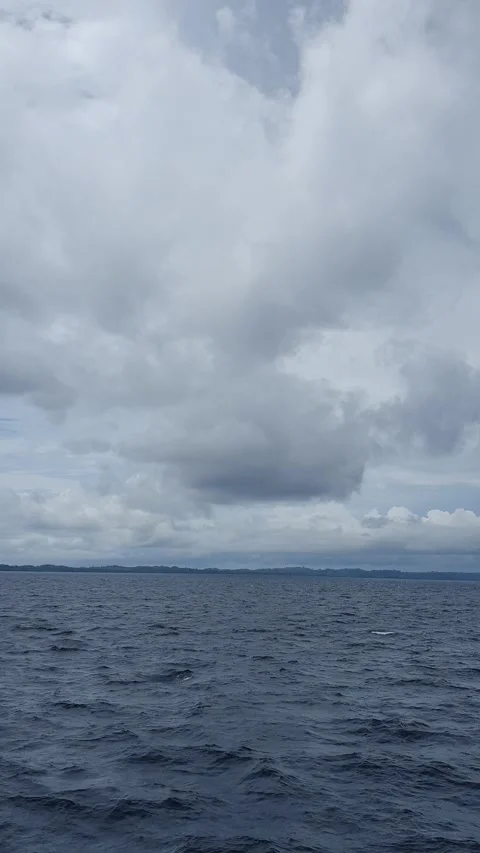 Ocean view with light reflection Stock Footage 297513672