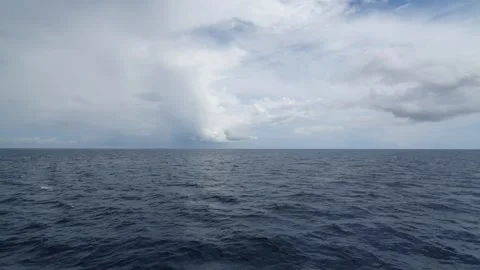 Ocean view with light reflection Stock Footage 297527855