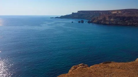 Ocean view from Malta Stock Photos