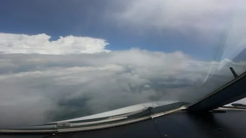 Ocean view from plane Stock Footage 229779413