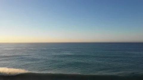 Ocean view Sea with waves 4K loop aerial shot Video stock 152483570