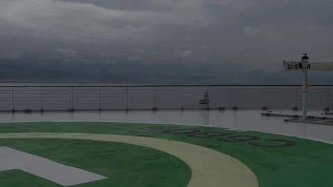 Ocean view from the ship Stock-Footage 287294750