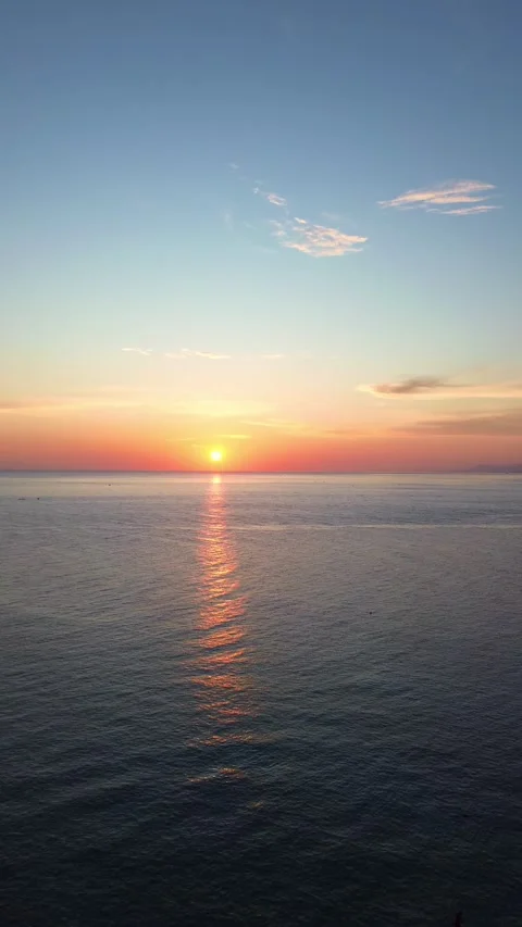 Ocean View at Sunset Video stock 325767636